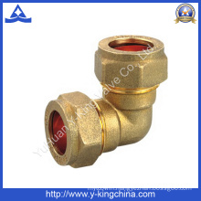 Brass Elbow Fitting with Compression Both Ends (YD-6040)